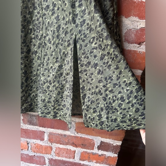 Time and Tru Women's Satin Midi Skirt with Side Slit, Size: xl - Picture 3 of 10